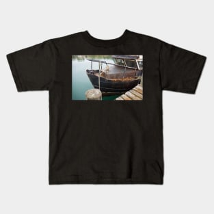 rusty boat Kids T-Shirt